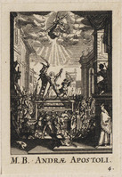 TvB G 4840
<br/>
Martyrium Andreas ("Kleine Apostelserie")
<br/>
<em>Callot, Jacques (1592 - 1635) - kopie naar</em>